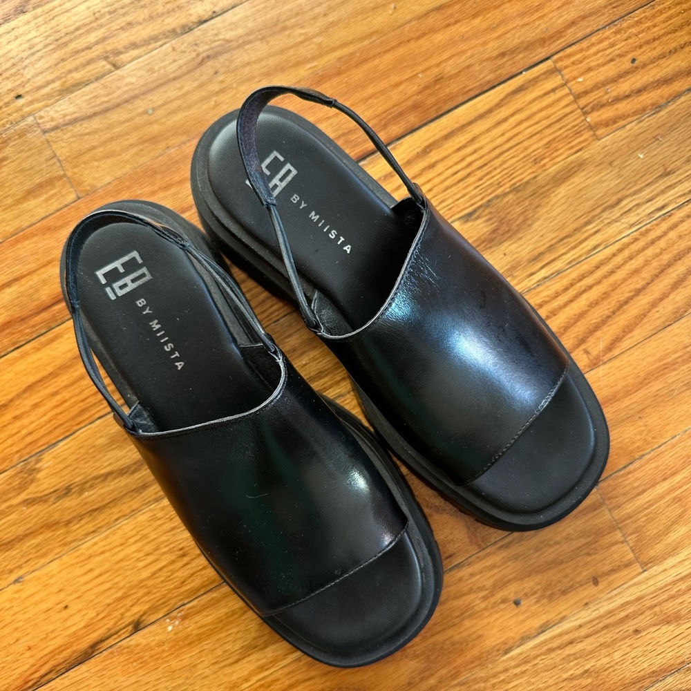 Miista Noreen black sandals